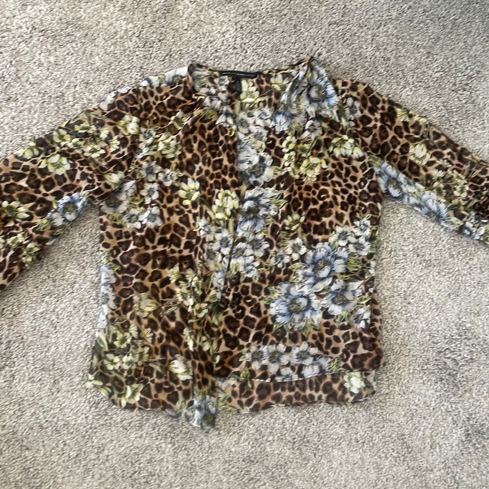 Silky pretty button down blouse